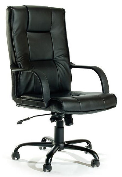 Falcon Executive Chair in Black PU Leather