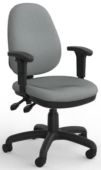 Evo 2 Lever Ergonomic Office Chair in Fabric Upgrade - Midback & Highback