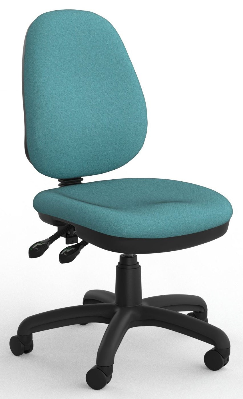 Evo 2 Lever Ergonomic Office Chair in Fabric Upgrade - Midback & Highback