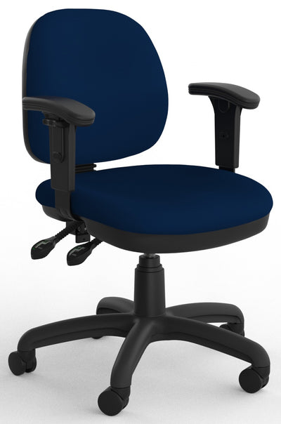 Evo 2 Lever Ergonomic Office Chair in Fabric Upgrade - Midback & Highback