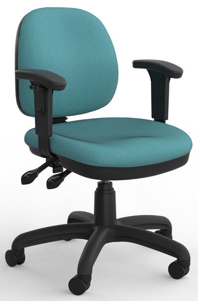 Evo 3 Lever Ergonomic Office Chair in Fabric Upgrade - Midback & Highback