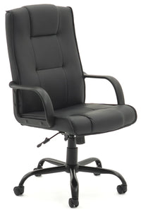 Falcon Executive Chair in Black PU Leather