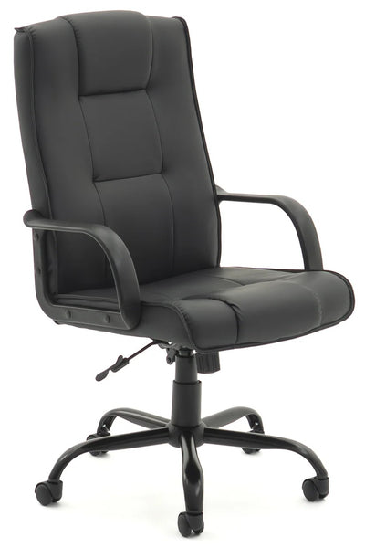 Falcon Executive Chair in Black PU Leather