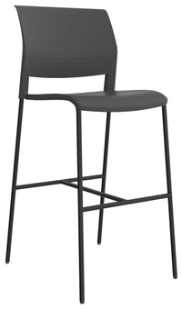 Game Barstool with Black Frame