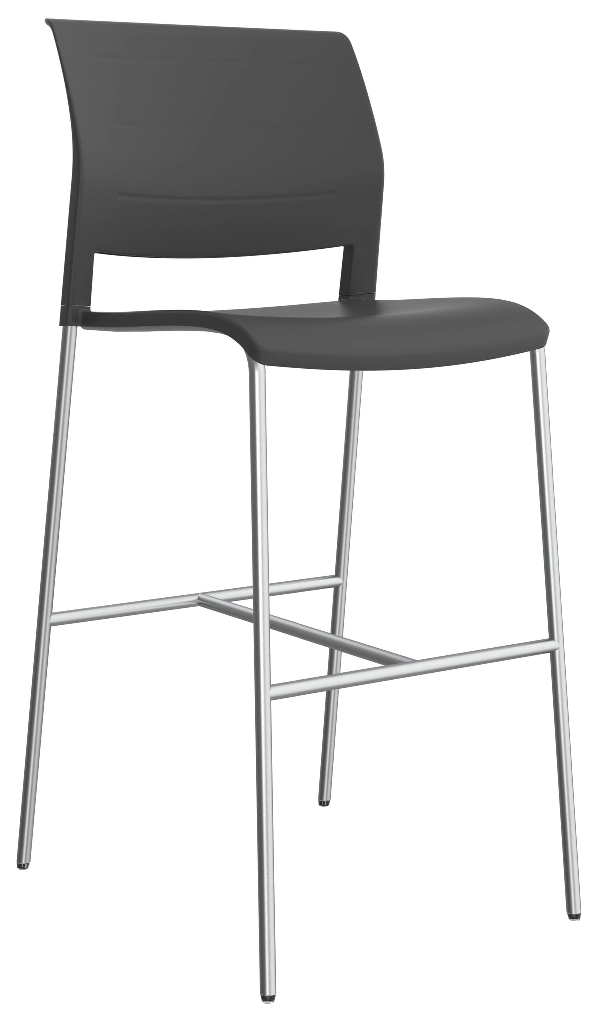 Game Barstool with Chrome Frame