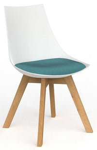Luna Visitor Chair in Fabric Upgrade - 2 Colours