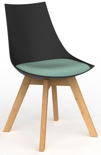 Luna Visitor Chair in Fabric Upgrade - 2 Colours