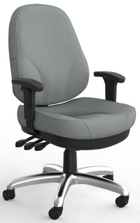 Plymouth 3 Lever Heavy Duty Ergonomic Office Chair in Fabric Upgrade