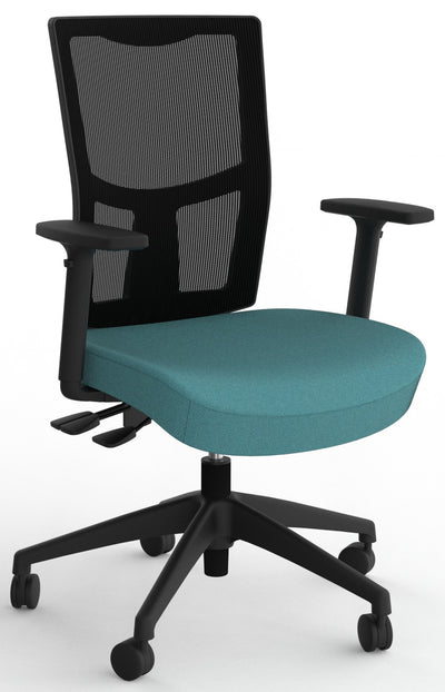 Urban Mesh 3 Lever Mesh Back Chair in Fabric Upgrade - 2 Base Options