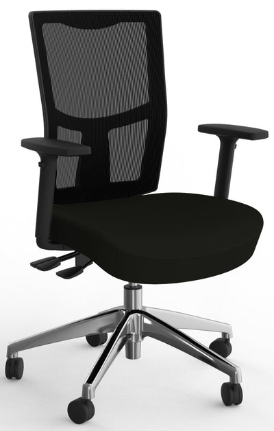 Urban Mesh 3 Lever Mesh Back Chair with Armrests - 2 Base Options