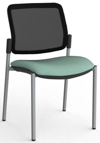 Vision Mesh Back Visitor Chair in Fabric Upgrade - 3 Frame Colours