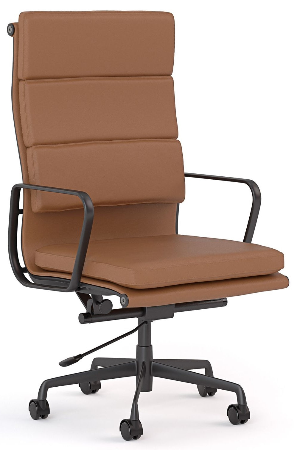 Vogue Executive Chair in Tan Leather - Midback & Highback