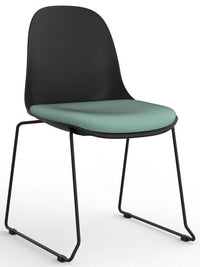 Willow Visitor Chair with Padded Seat - 3 Shell Colours