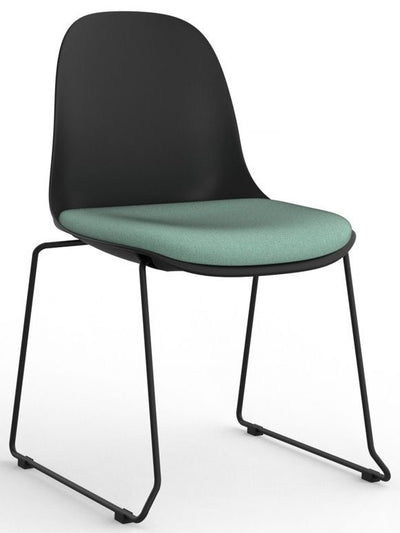 Willow Visitor Chair with Padded Seat - 3 Shell Colours
