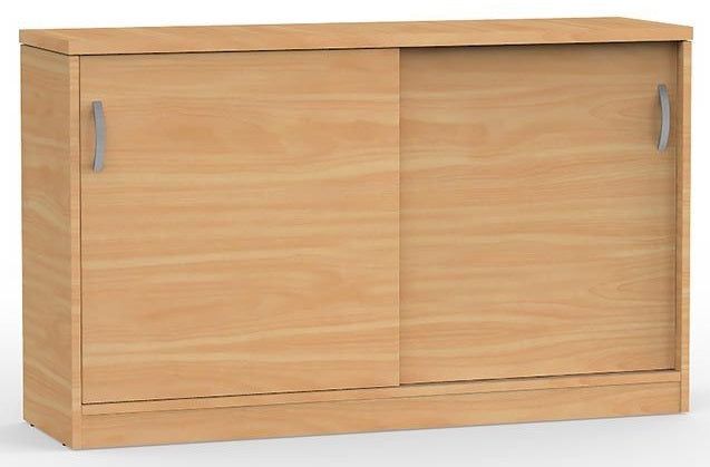 Eko Credenza with Sliding Doors in Tawa