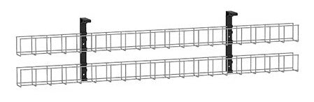 Double Wire Grid Cable Baskets - 5 Sizes