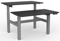 Agile Sit/Stand Electric 2 Column Double-sided Height Adjustable Desk - 3 Sizes