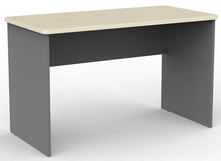 Eko Computer Desk in Nordic Maple & Silver - 3 Sizes