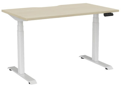 Haven Sit/Stand Electric Height Adjustable Desk with Scalloped Top - 4 Sizes
