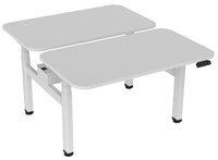 Haven Sit/Stand Electric Height Adjustable Double-sided Desk with Radius Corners - 4 Sizes