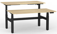 Agile Sit/Stand Electric 3 Column Double-sided Height Adjustable Desk - 3 Sizes