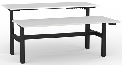 Agile Sit/Stand Electric 3 Column Double-sided Height Adjustable Desk - 3 Sizes
