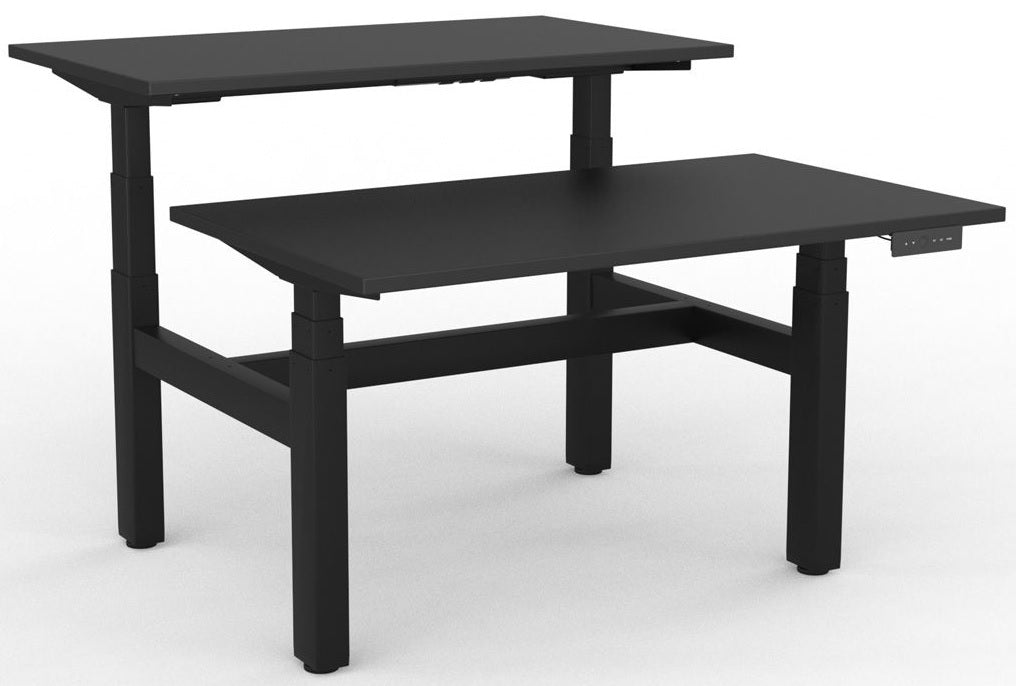 Agile Sit/Stand Electric 3 Column Double-sided Height Adjustable Desk - 3 Sizes