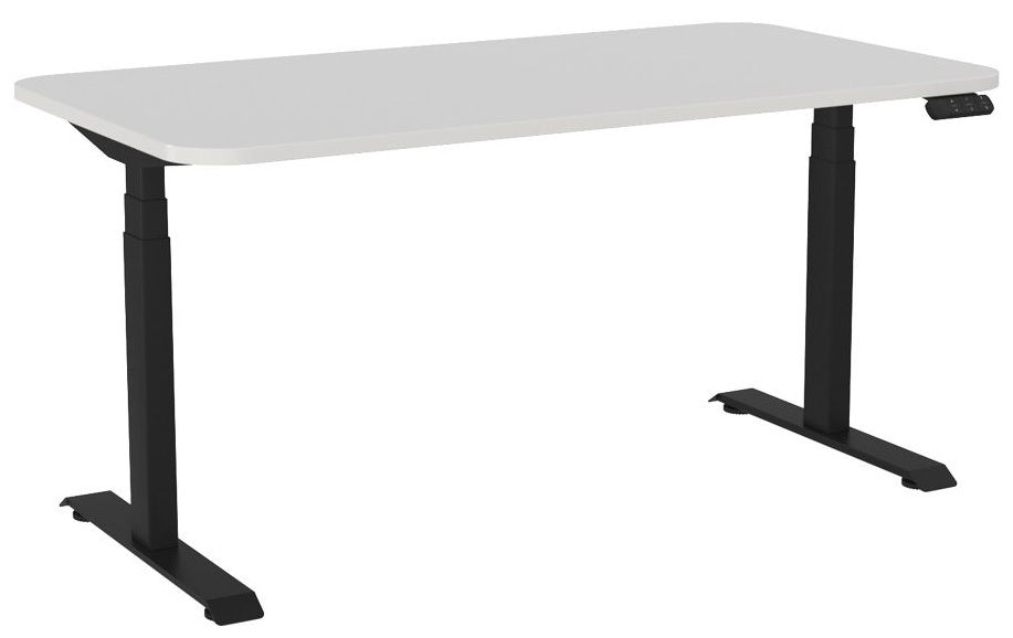 Haven Sit/Stand Electric Height Adjustable Desk with Radius Corners - 4 Sizes