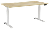 Haven Sit/Stand Electric Height Adjustable Desk with Scalloped Top - 4 Sizes
