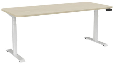 Haven Sit/Stand Electric Height Adjustable Desk with Radius Corners - 4 Sizes