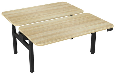 Haven Sit/Stand Electric Height Adjustable Double-sided Desk with Radius Corners - 4 Sizes