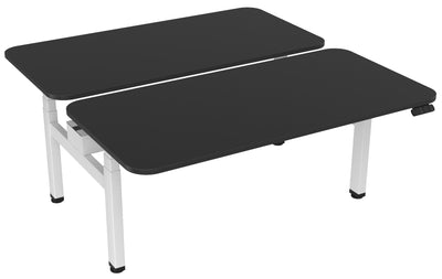 Haven Sit/Stand Electric Height Adjustable Double-sided Desk with Radius Corners - 4 Sizes