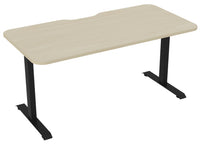 Haven Fixed Height Desk with Radius Corner and Scalloped Top - 4 Sizes