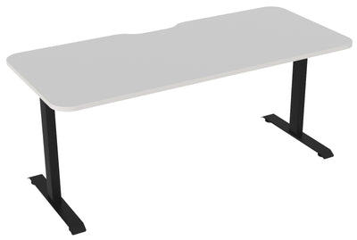 Haven Fixed Height Desk with Radius Corner and Scalloped Top - 4 Sizes