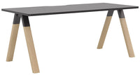 Ligna Fixed Height Desk - 4 Sizes and 2 Top Colours