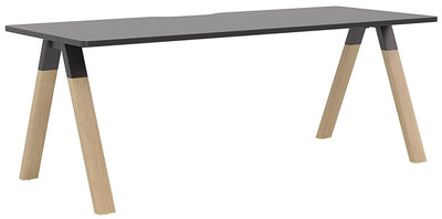 Ligna Fixed Height Desk - 4 Sizes and 2 Top Colours