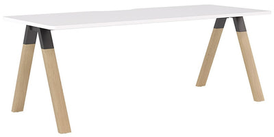 Ligna Fixed Height Desk - 4 Sizes and 2 Top Colours