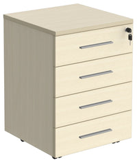 Cubit 4 Drawer Lockable Desk Mobile - 4 Colour Options