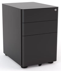 Agile 3 Drawer Lockable Steel Desk Mobile - 3 Colour Options