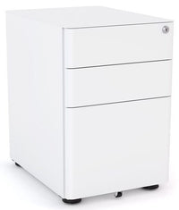 Agile 3 Drawer Lockable Steel Desk Mobile - 3 Colour Options