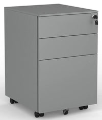 Boost 3 Drawer Lockable Steel Desk Mobile -  3 Colour Options