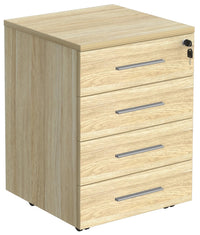Cubit 4 Drawer Lockable Desk Mobile - 4 Colour Options