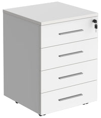 Cubit 4 Drawer Lockable Desk Mobile - 4 Colour Options