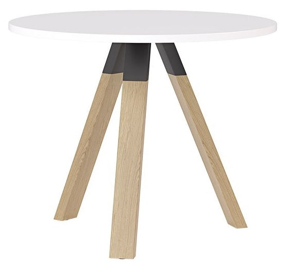 Ligna Round Meeting Table - 2 Sizes and 2 Top Colours