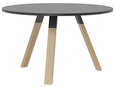 Ligna Round Meeting Table - 2 Sizes and 2 Top Colours