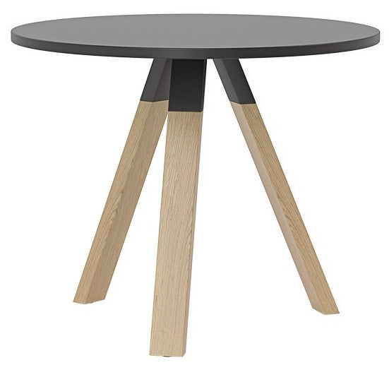 Ligna Round Meeting Table - 2 Sizes and 2 Top Colours