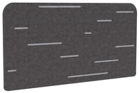 Dart Single Desk E-Panel - 4 Colour Combinations - 3 Sizes