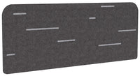 Dart Double Desk E-Panel - 4 Colour Combinations - 3 Sizes