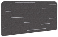 Dart Single Desk E-Panel - 4 Colour Combinations - 3 Sizes