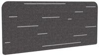 Dart Single Desk E-Panel - 4 Colour Combinations - 3 Sizes